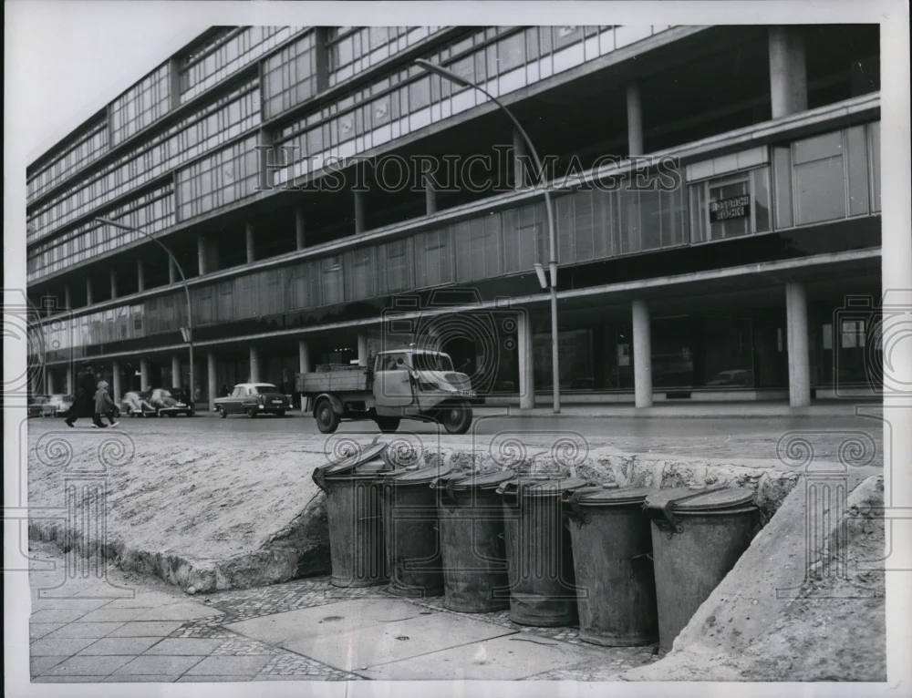 1958 Press Photo A new business street near Breitscheid Square in the
