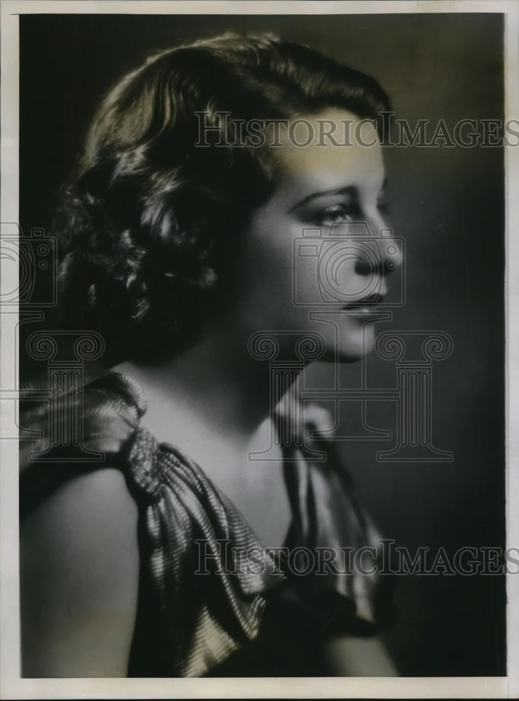 1935 Press Photo Writer, Miss Helen Varner, weds Cornelius Vanderbilt, Jr.