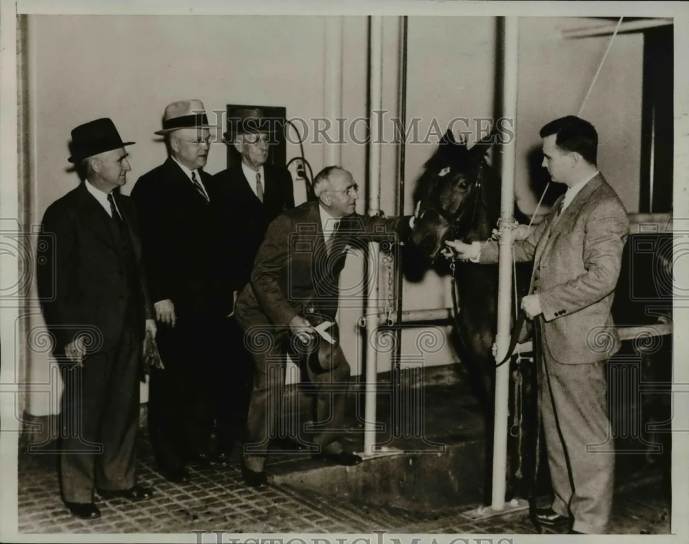 1935 Press Photo Vets at U of Penn Dr Wright, W Prouse, H Eves,E Booth