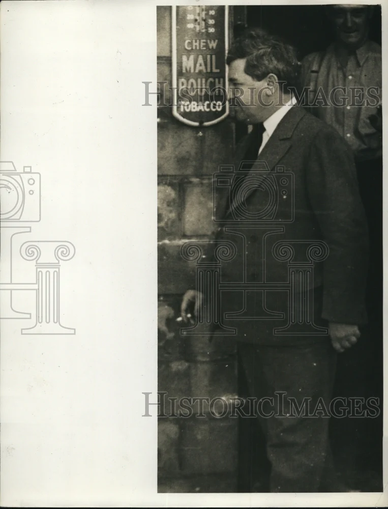1934 Press Photo James F Dewey US Dept of labor conciliator