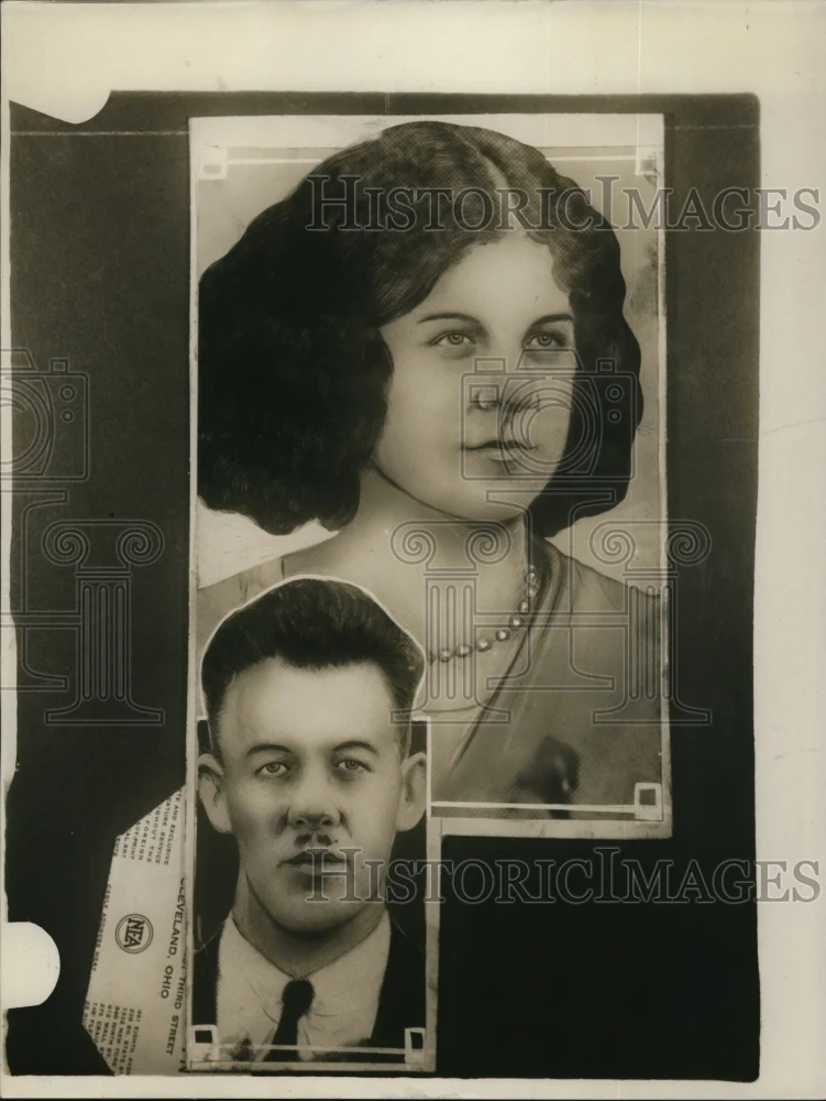 1930 Press Photo Dorothy Bonucelli & school principal Kenneth W. Hodge missing