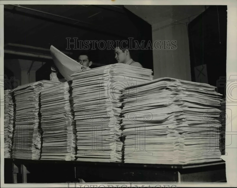 1940 Press Photo Washington DC for the first time since 1870 information concern