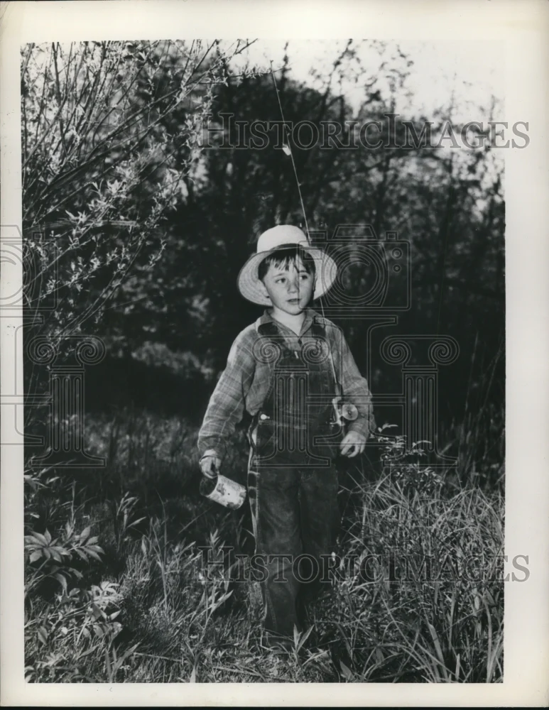 1948 Press Photo Davey Hook of South Zanesville