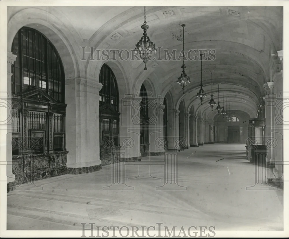 Press Photo View of a stunningly designed hallway in Lima, Peru