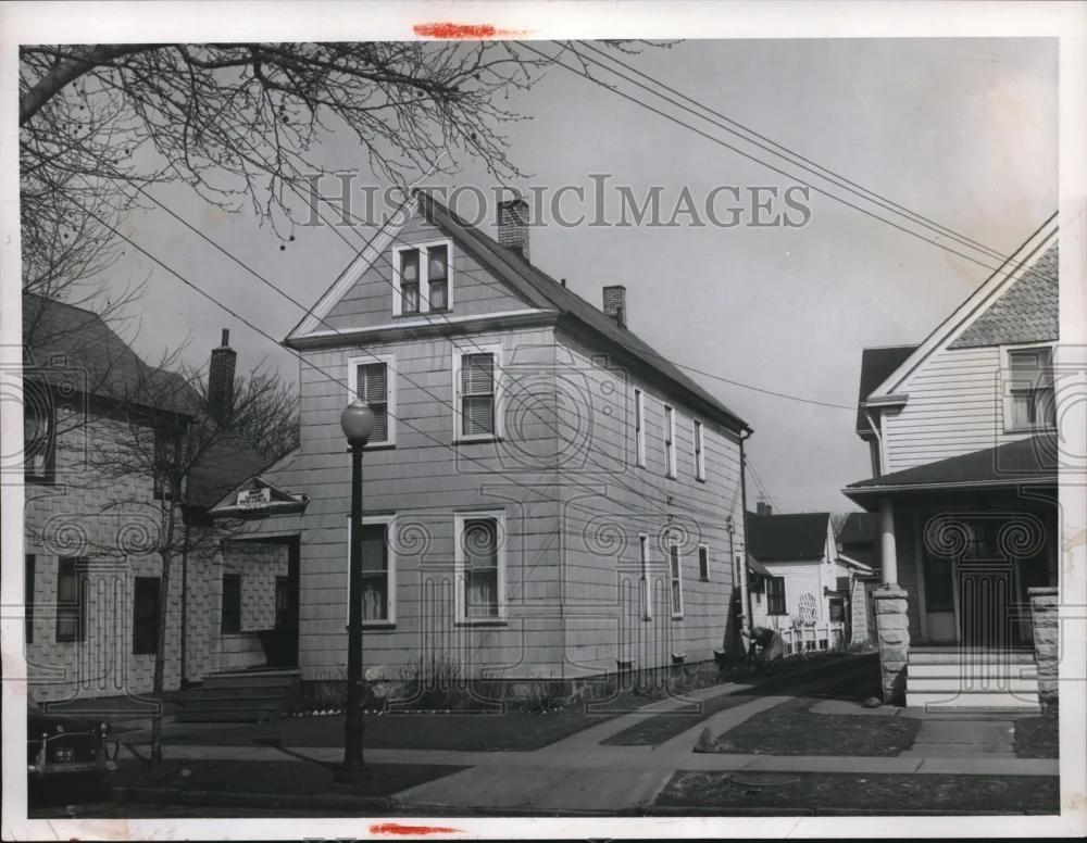 1956 Press Photo House at 3787 East 53rd, Ohio