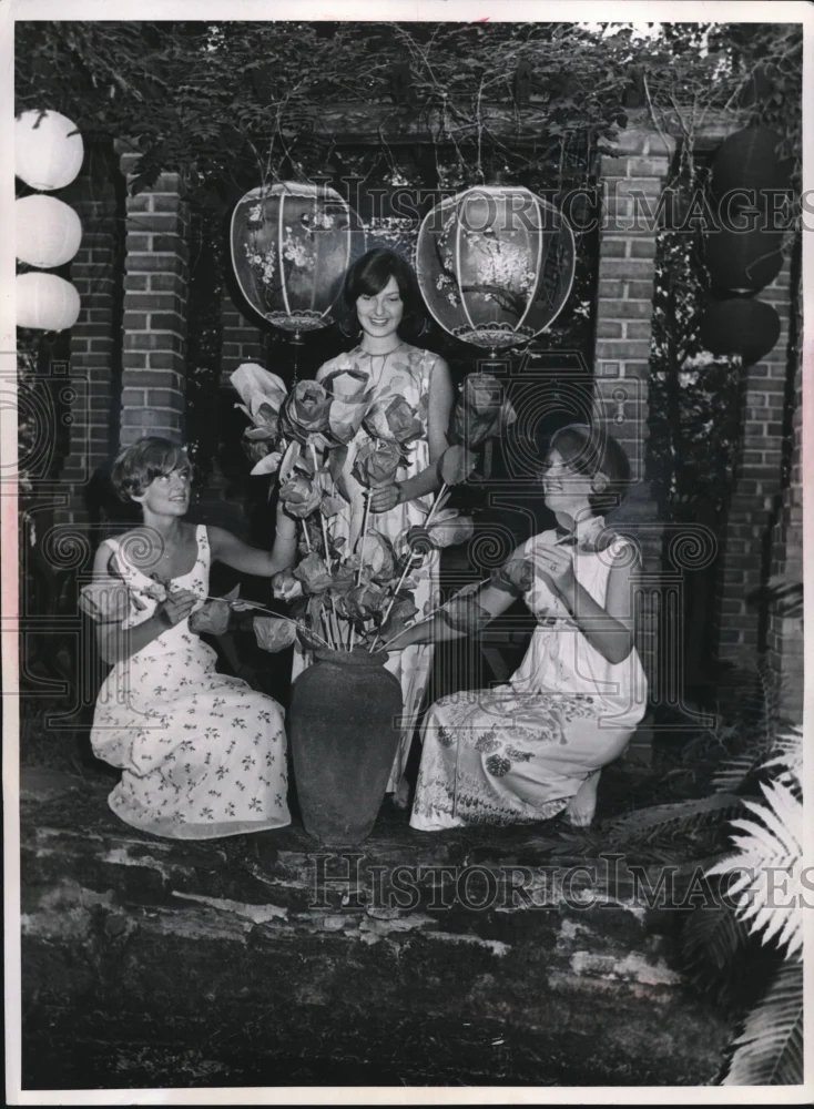 1966 Press Photo Mary O'Donnell, Mary MacLellan, Sally Matiia - ned96284