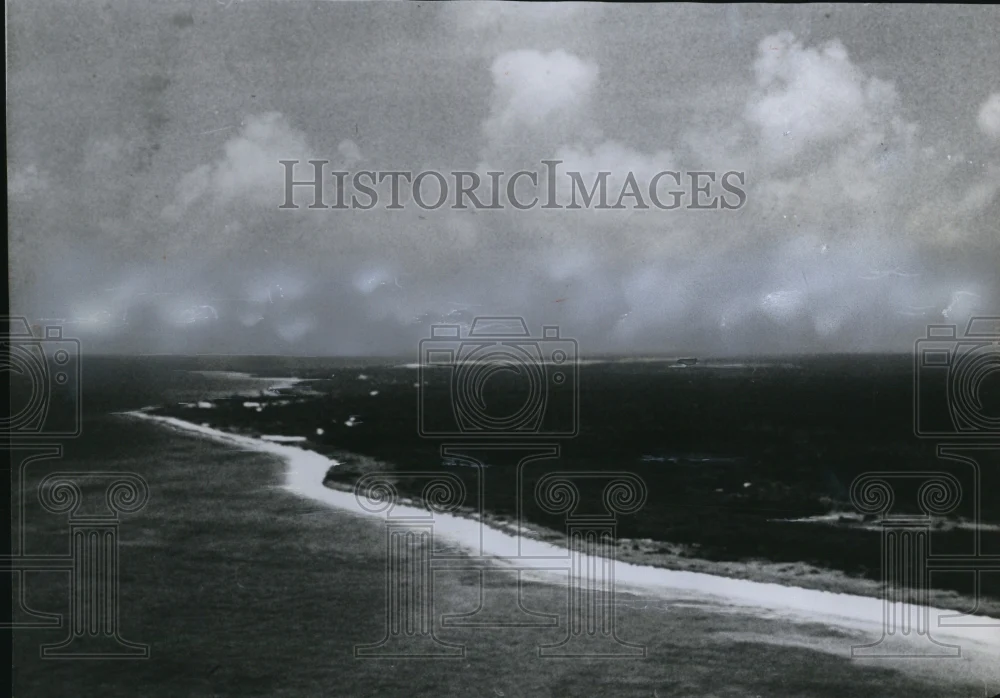 1970 Press Photo The Coast of Lacayan Beach in 1963