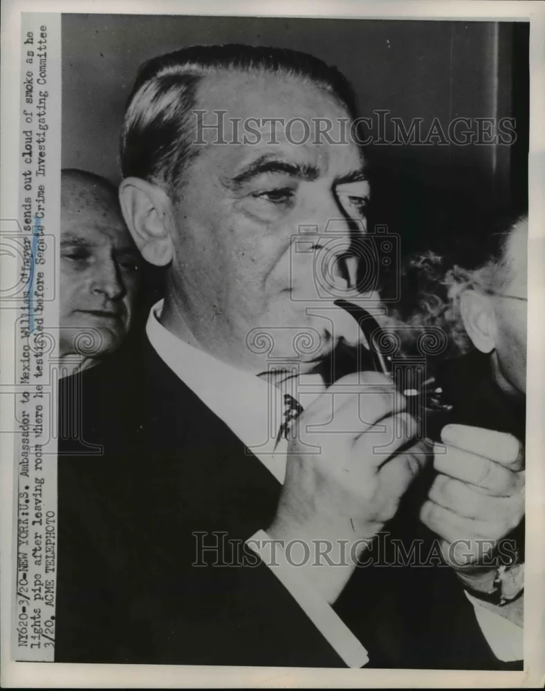 1951 Press Photo NYC US Amb to Mexico William O'Dwyer