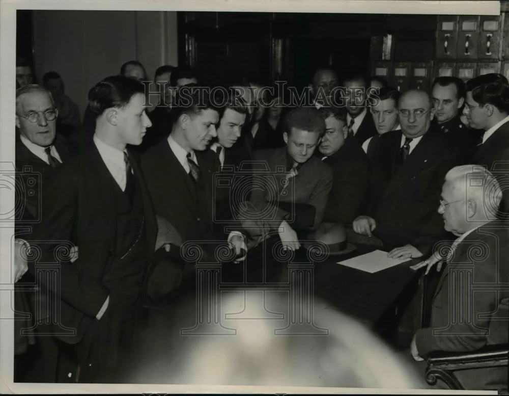 1937 Press Photo Accused of inciting Flint Riot in Flint, Michigan - nee12841