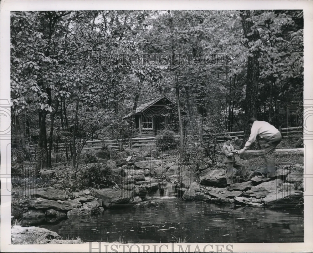 1945 Press Photo Thumont, MD Roosevelt's Shangri-La - nee21049