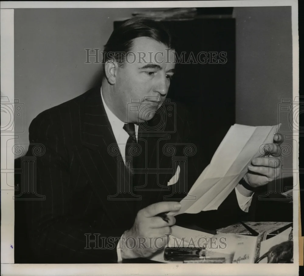 1939 Press Photo Washington, DC Jennings Randolph becomes Chairman of the house