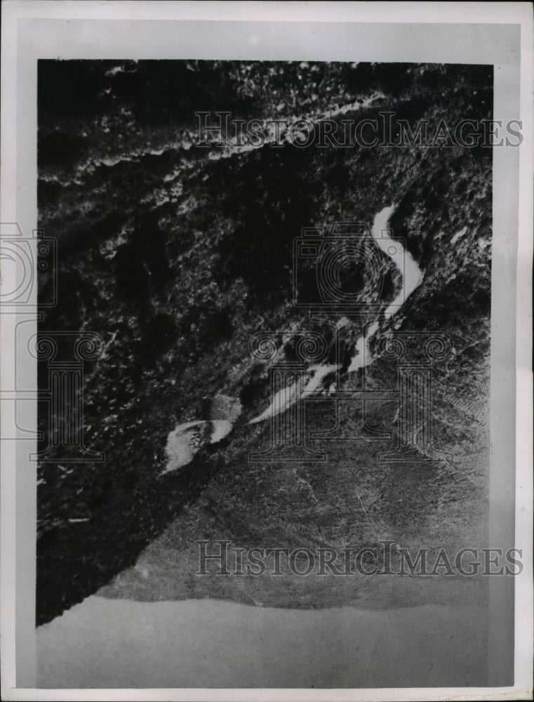 1956 Press Photo Mountainside in Turkey - nee42238