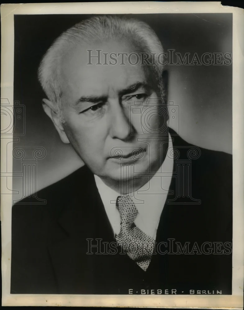 1964 Press Photo Theodor Heuss, President of the Federal Republic of Germany.