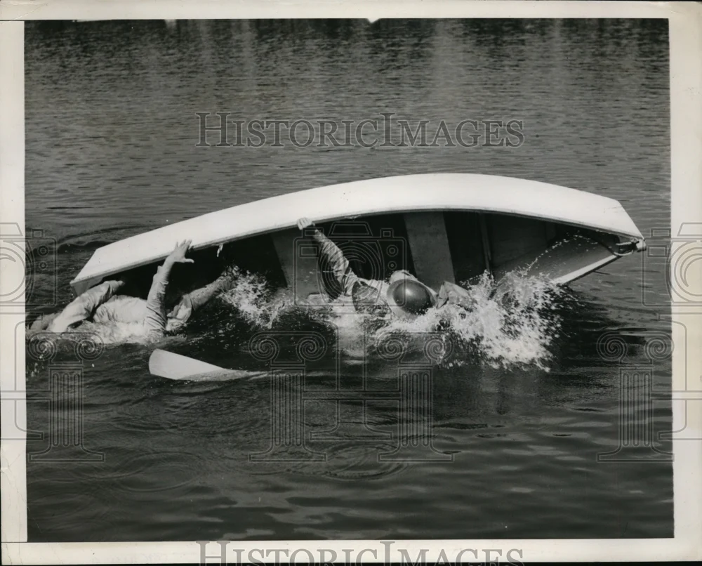 1941 Press Photo Fort Devens Mass Members of 1st Medical Battalion, 1st Div