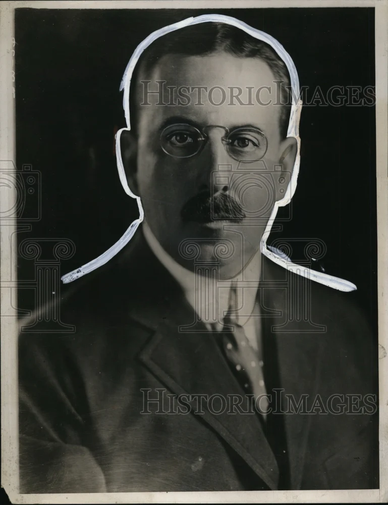 1933 Press Photo A H Wiggin