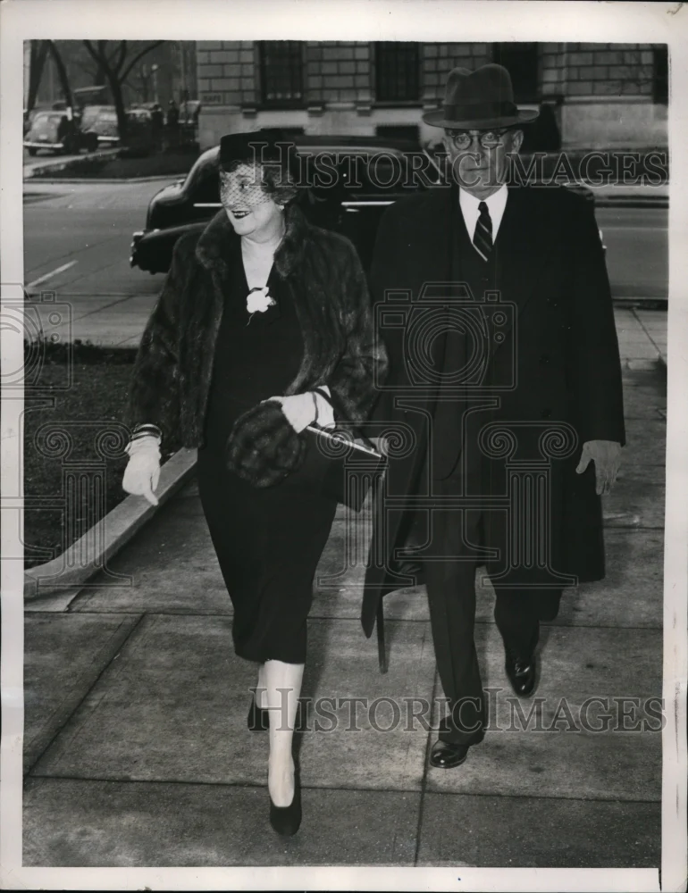 1940 Press Photo Washington DC William B Bankhead At St John's Episcopal Church.