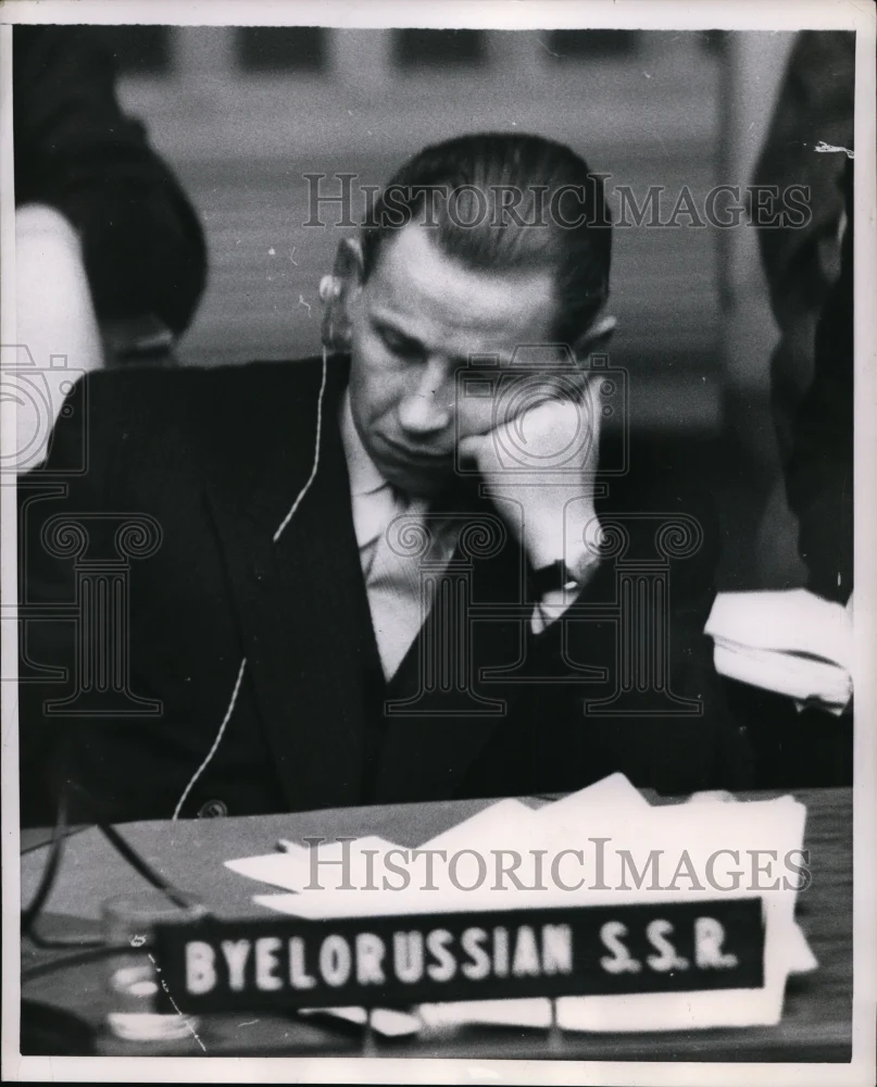 1952 Press Photo P. Astapenko Byelorussian Soviet Socialist Republic - nee56992