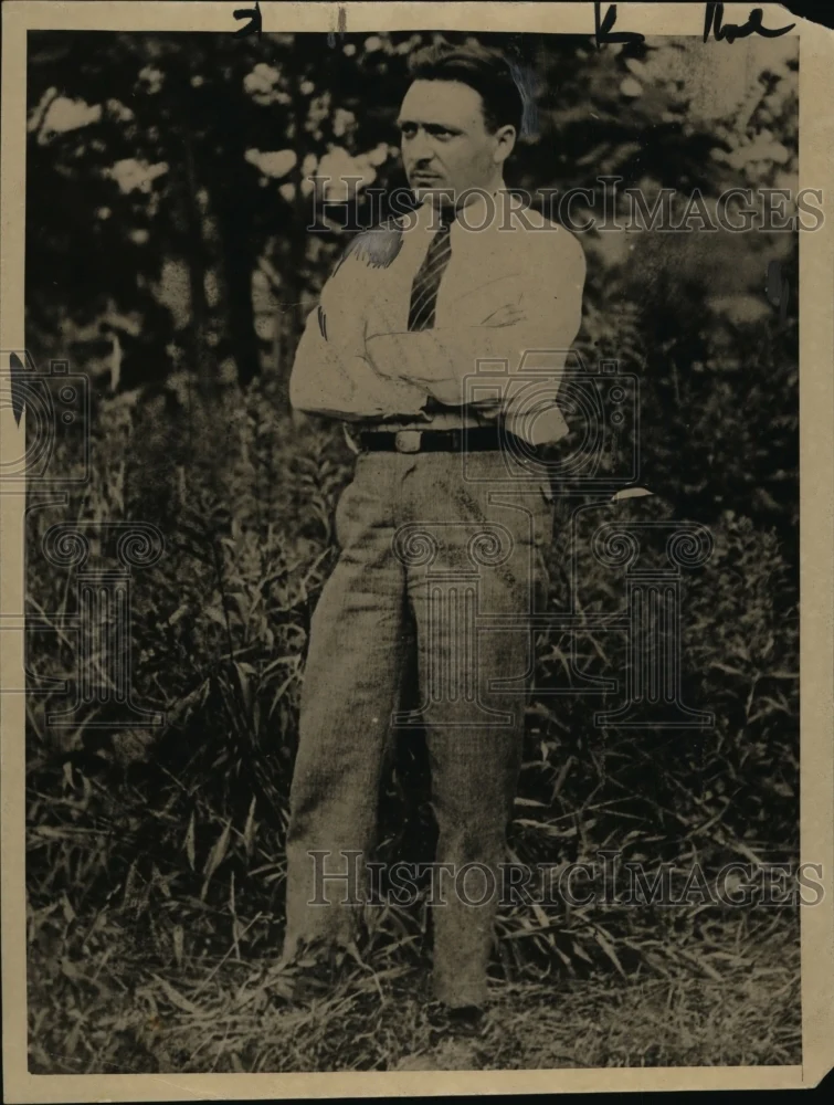 1927 Press Photo Alogero Greco, Murder Suspect Portrait - nee64557