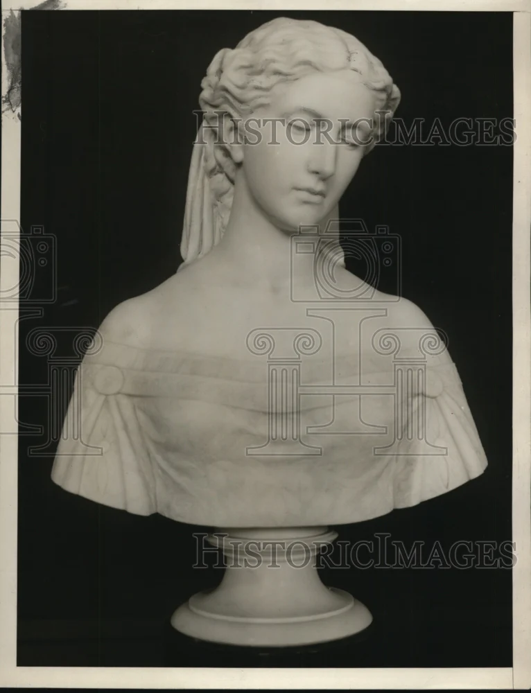 1927 Press Photo Cordelia statue by FP Connelly also called The Presidents Wife