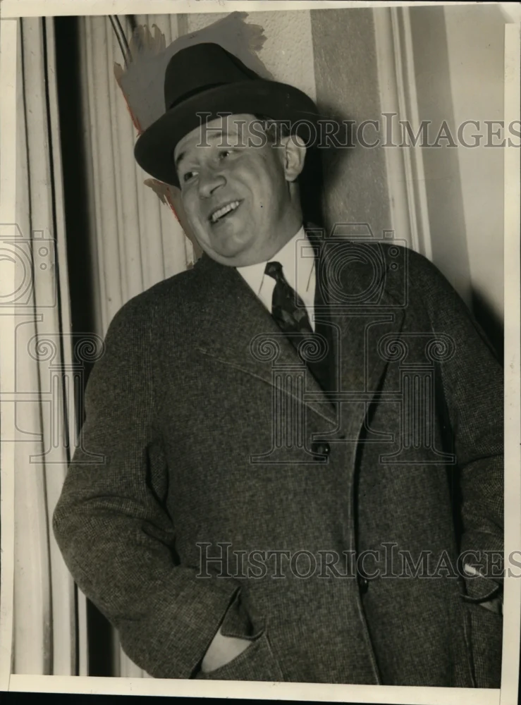 1938 Press Photo Donald Richberg Railroad Labor Act author in Washington DC
