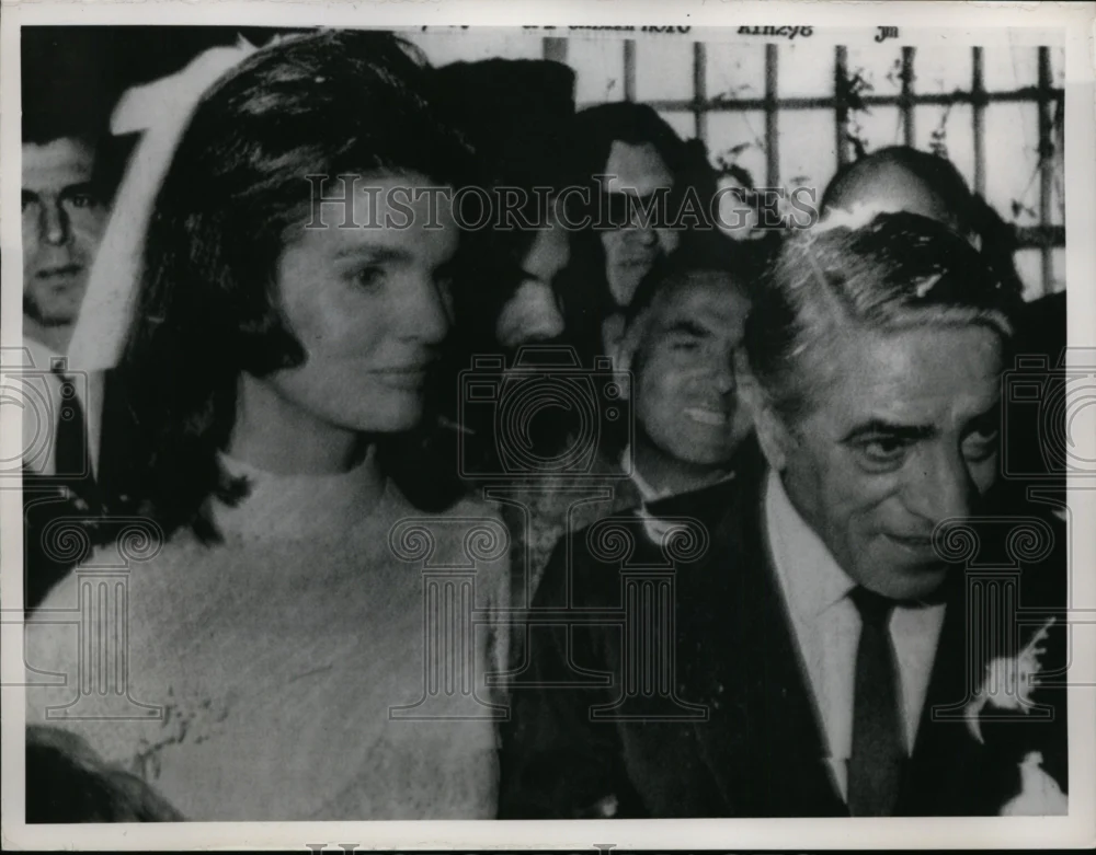 Press Photo Mrs Jacqueline Kennedy & Aristotle Onassis - nee88887