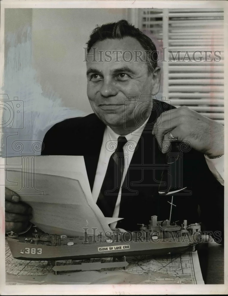 1957 Press Photo Michael Malaga of Alameda Parkway, Warrensville Township