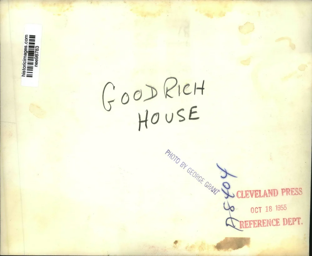 1955 Press Photo Goodrich House - nee98783 - Image 2