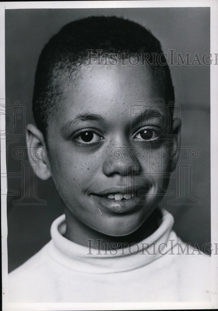 1969 Press Photo 13-Year-Old Cleveland Boy Jeffrey Quarles - nee99437