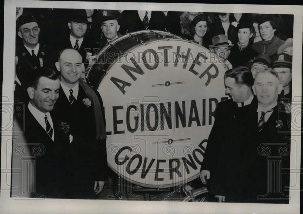 1949 Press Photo American Legion at Inauguration of Keen Johnson as Kentucky Gov