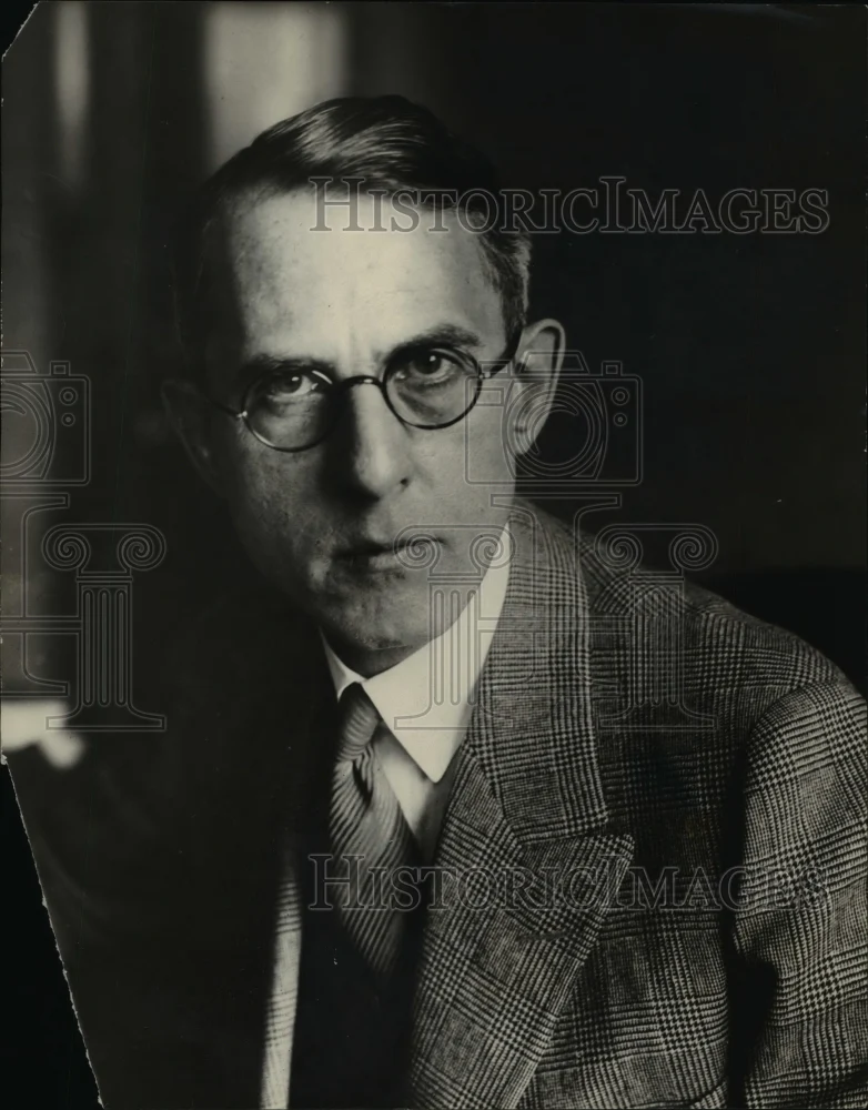 1925 Press Photo G.B. Parker, Editor Scripps-Howard Newspapers - nef05366