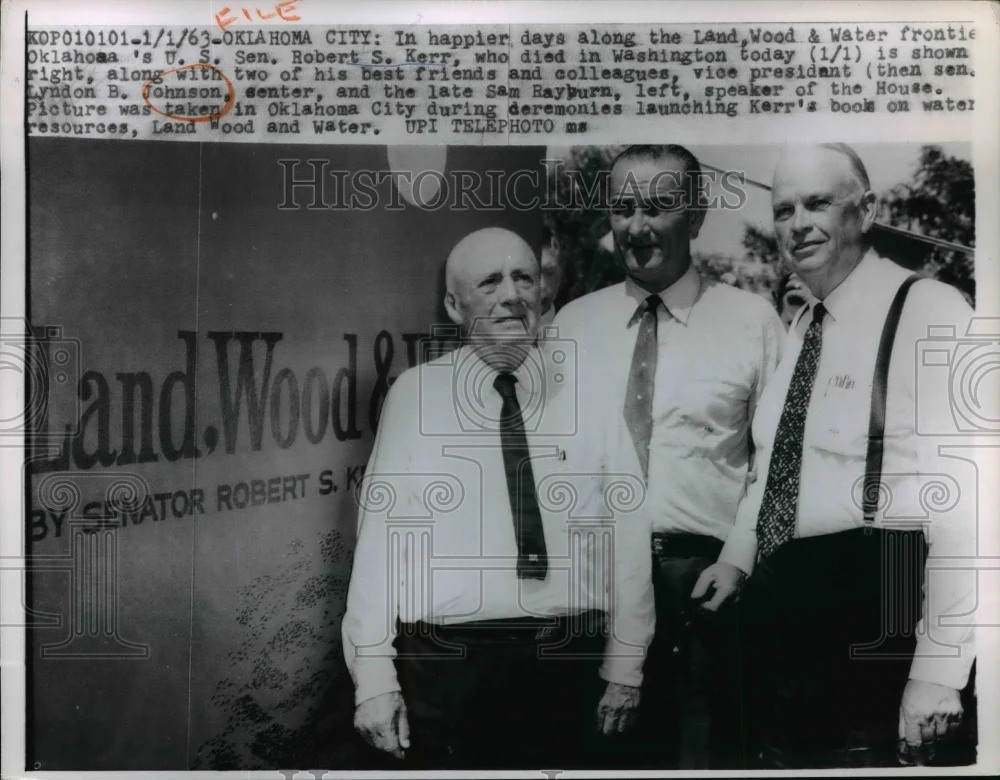 1963 Press Photo Land, Wood & Water Executives in Oklahoma City - nef13399