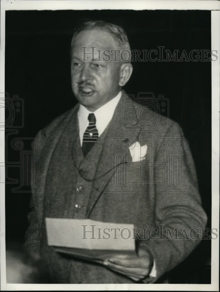 1936 Press Photo Lambert Fairchild of National Americanization League