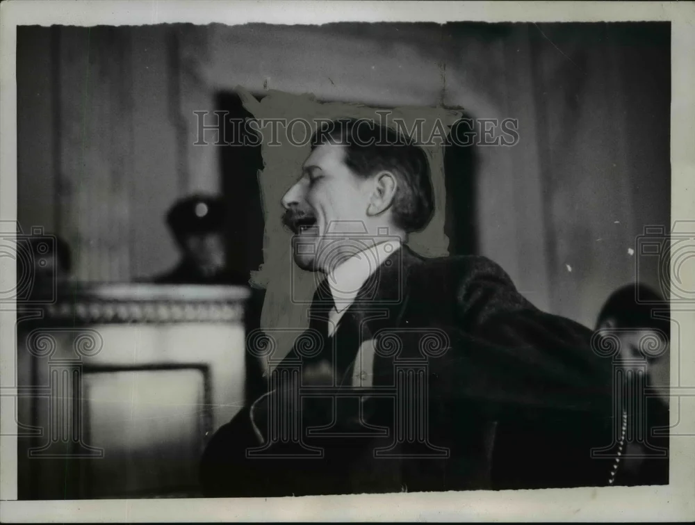 1935 Press Photo Patrick J. hurley at Senate Munitions Committee Probe
