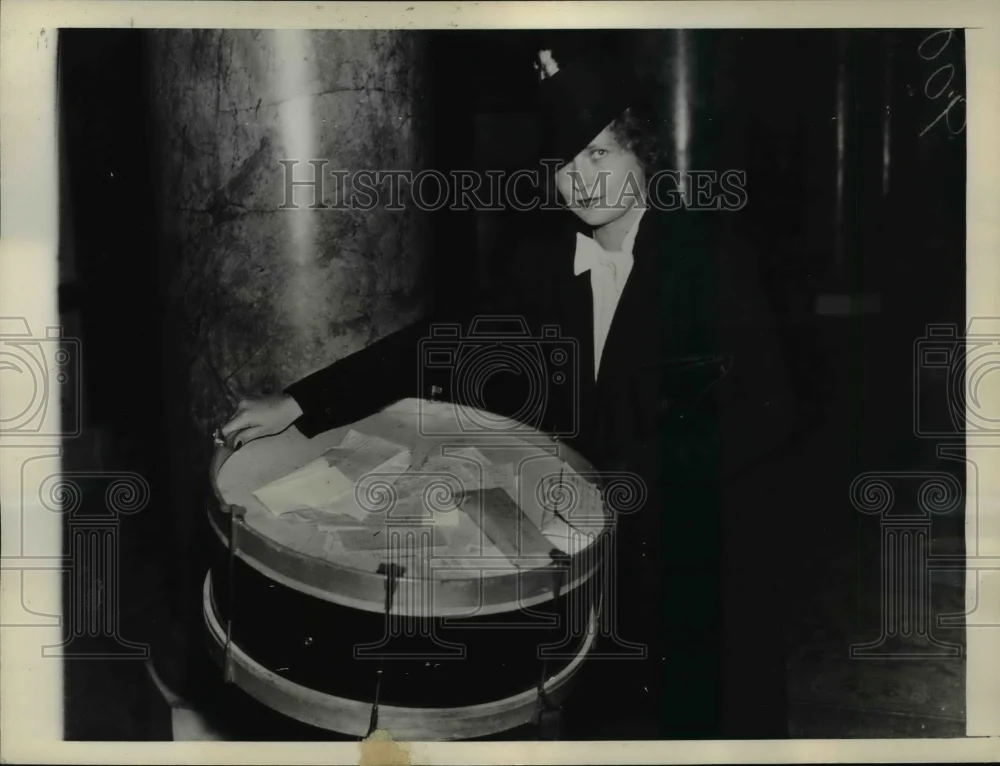 1936 Press Photo Elizabeth Donner Roosevelt at Salvation Army Campaign Luncheon