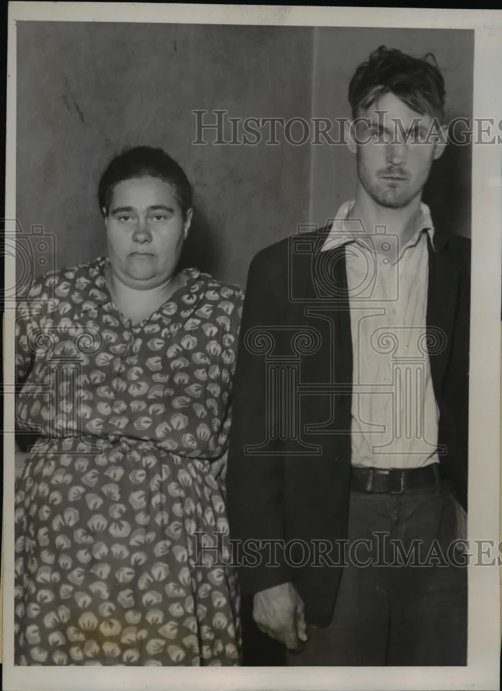 1938 Press Photo Grace Columbus charge form the marriage of 10 yr.old daughter