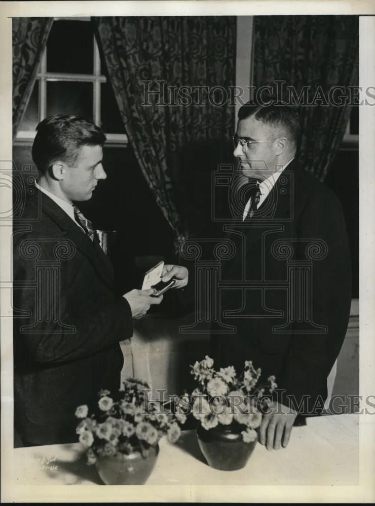 1936 Press Photo Joseph Adams Winning Dairy Products Judging Contest, New Jersey