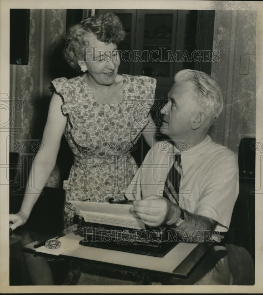 1949 Press Photo Jindrich Kotas & Wife - nef22541