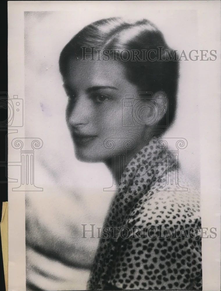 1934 Press Photo Margaret Botts Survives Suicide Pact with Mother, Highland Park