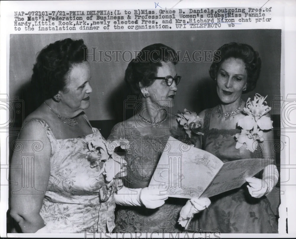 1960 Press Photo Members of National Federation of Business & Professional Club