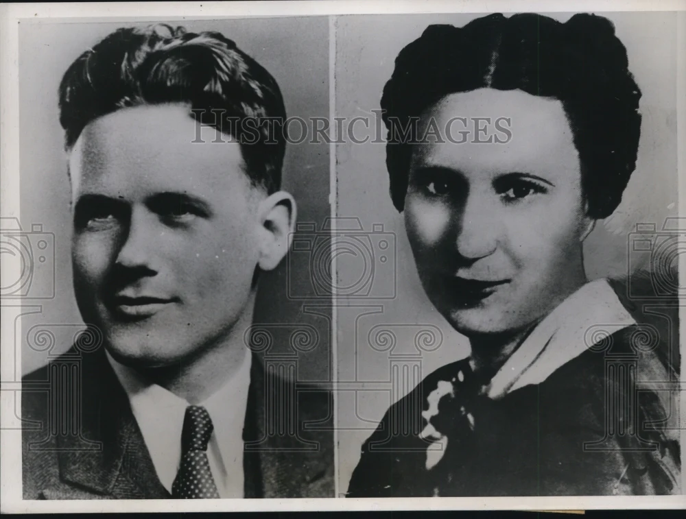 1938 Press Photo Dr. William F. LaMance & Wife Ellay - nef24806