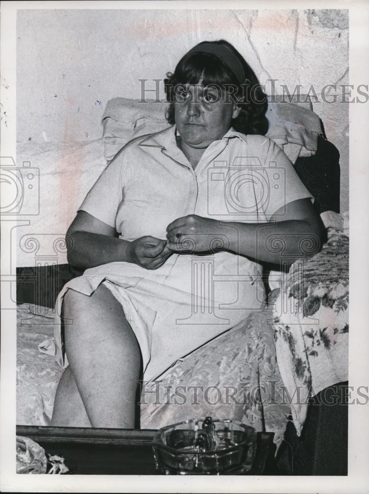 1970 Press Photo Mrs.Harry McKenzie, Widow - nef25178