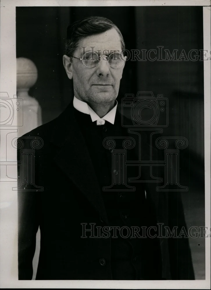 1938 Press Photo Pastor Hazen E. Peters - nef26806
