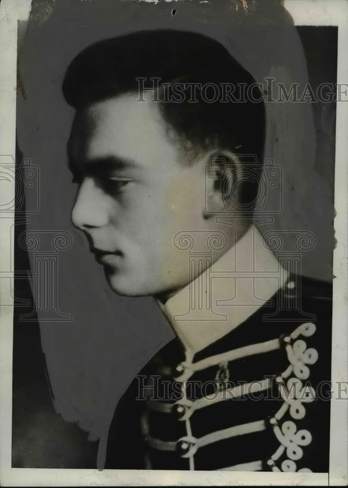 1931 Press Photo Prince Lennart of Sweden to Marry Karin Nisswandt - nef31527
