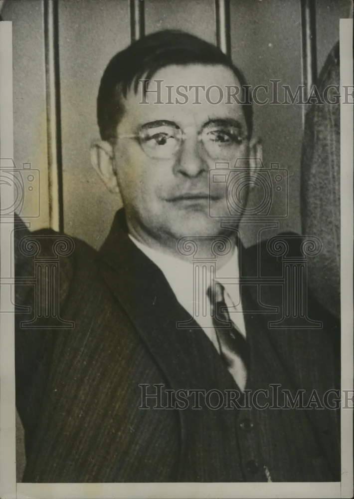 1932 Press Photo William Ernstine Missing After a Business Trip Departure