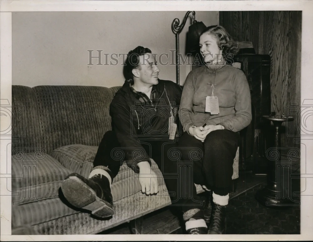 1938 Press Photo Katherine Avilla Brooks Queen for Dartmouth College Carnival