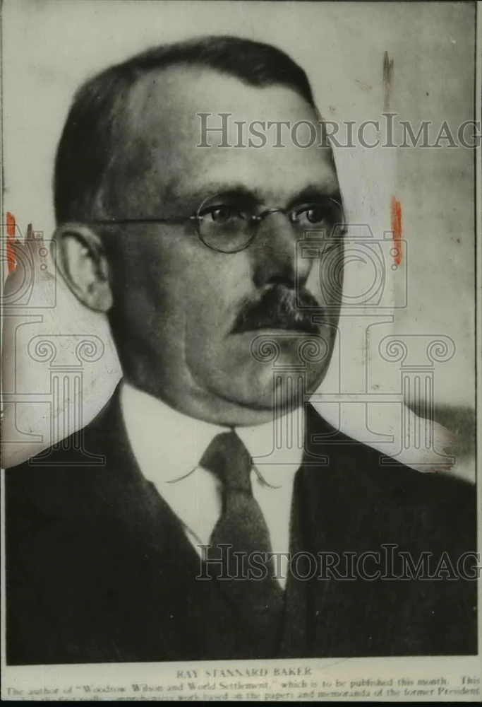 1932 Press Photo Ray Stannard Baker - nef39230
