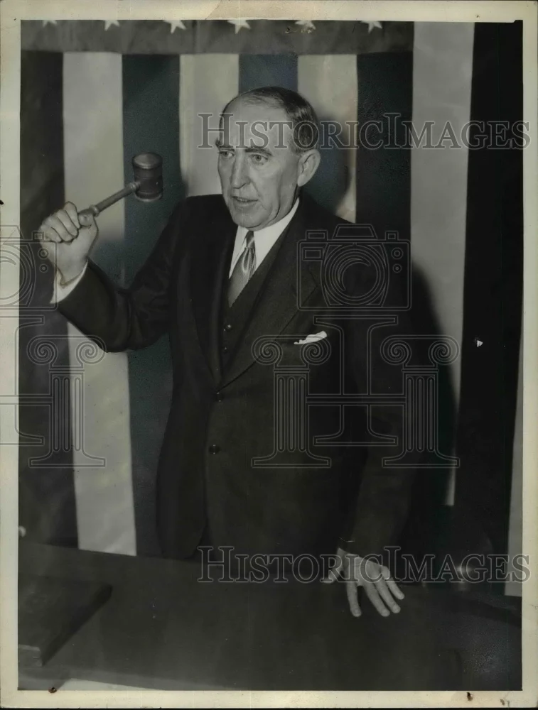 1937 Press Photo Speaker William B. Bankhead - nef39289