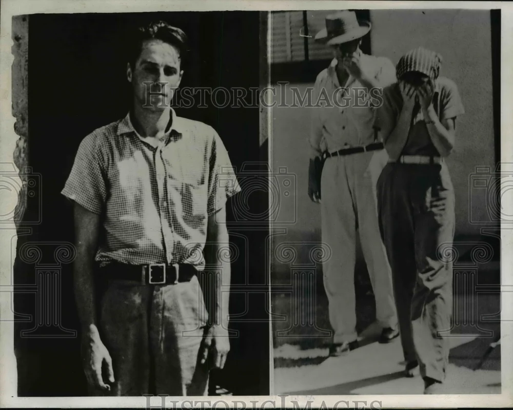 1941 Press Photo Gordon Taylor Brought Back Shooting Iron Days to Mohave Desert