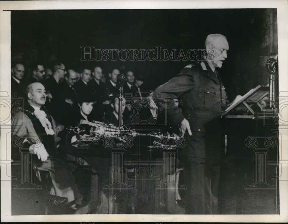 1943 Press Photo Jan Christian Smuts South Africa Prime Minister - nef51897