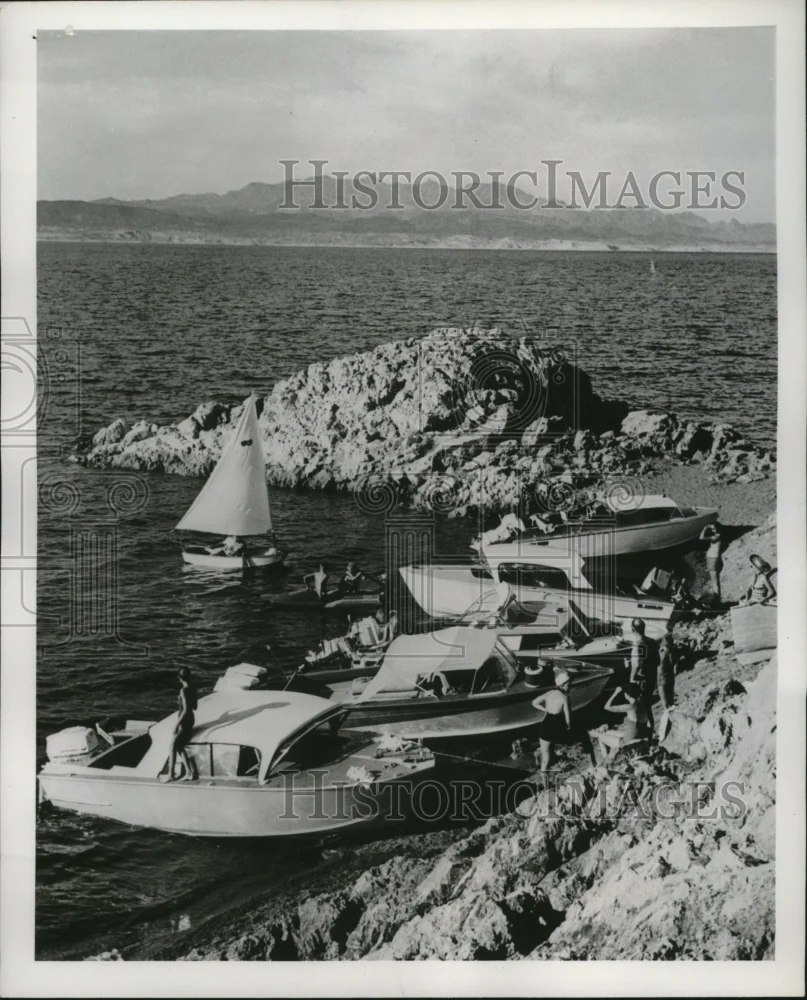 1961 Press Photo Lake Mead National Recreation Area, Nevada - nef53377